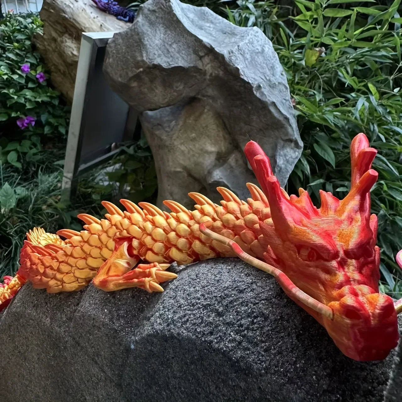 3D Printing Pot - Figura de Dragón Chino Impresa en