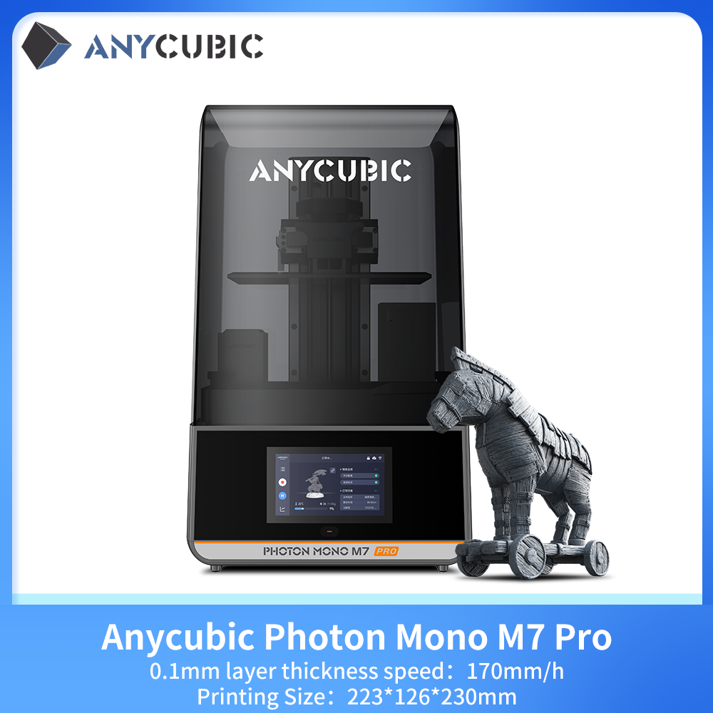 3D Printing Uv Sensitive Resin - ANYCUBIC Photon Mono M7 Pro Impresora