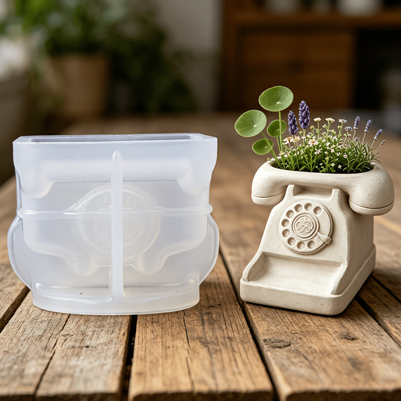 3D Printing Pot - Molde de silicona 3D vintage para
