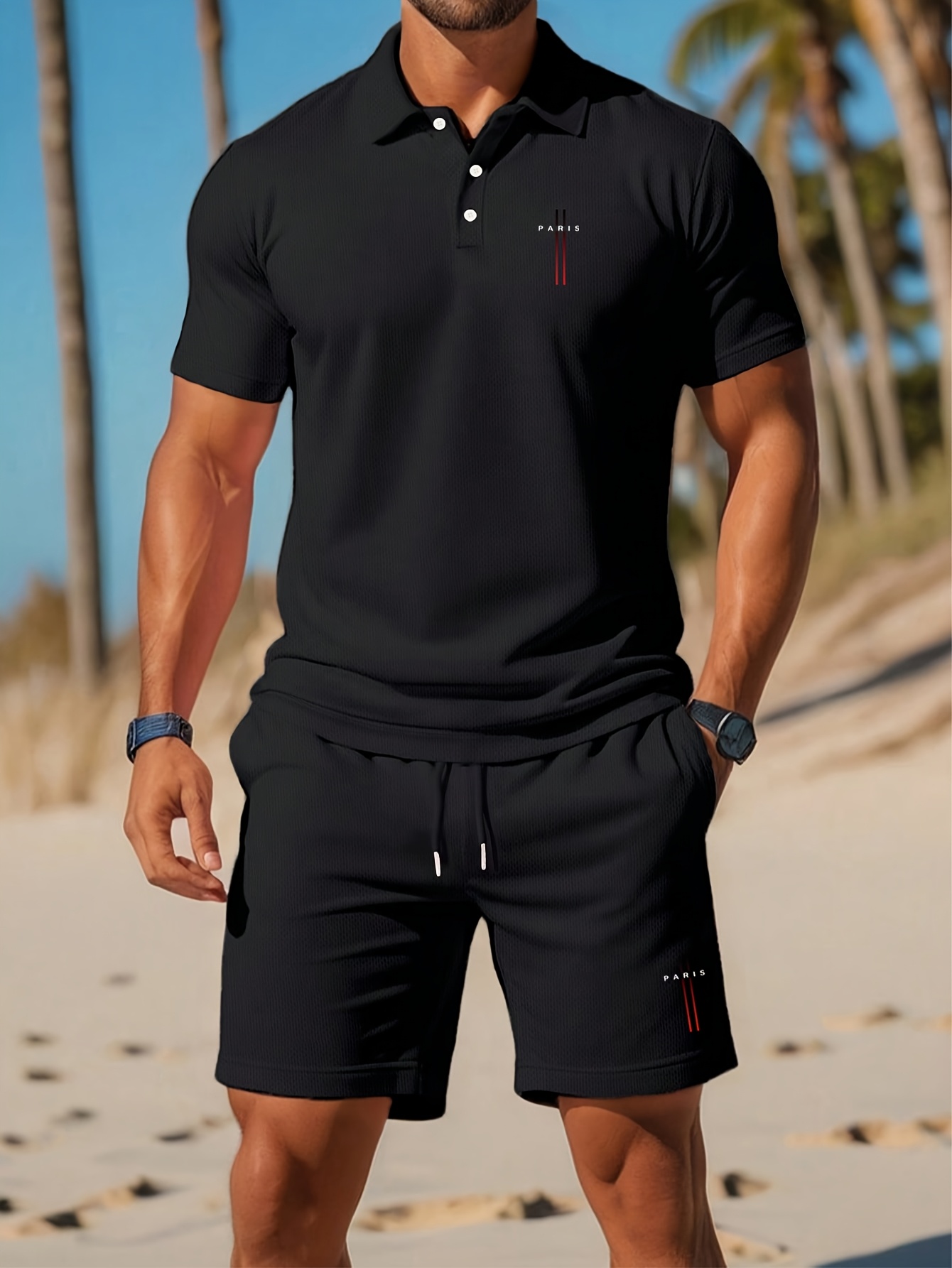3D Printing Cancer - Conjunto de Polo para Hombre Verano