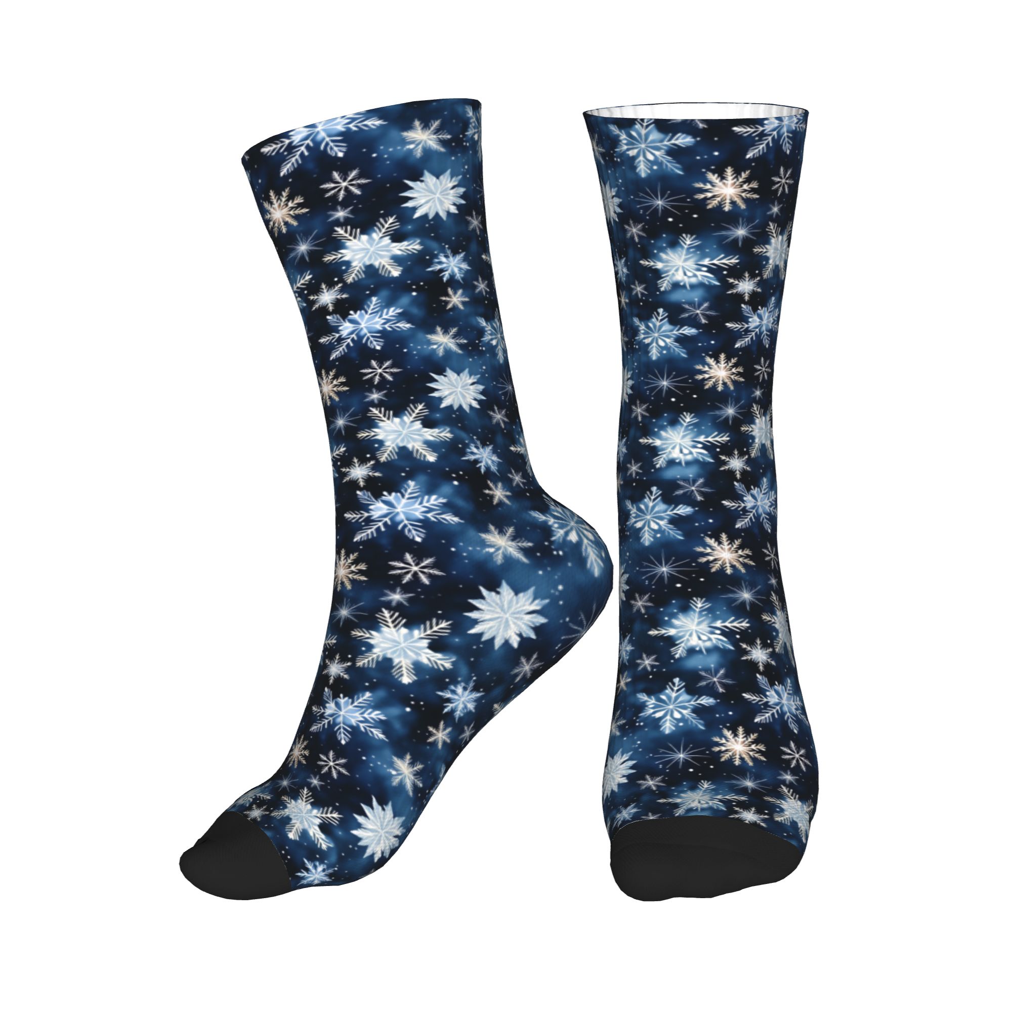 3D Printing Youtube - Calcetines azules marinos con estampado de