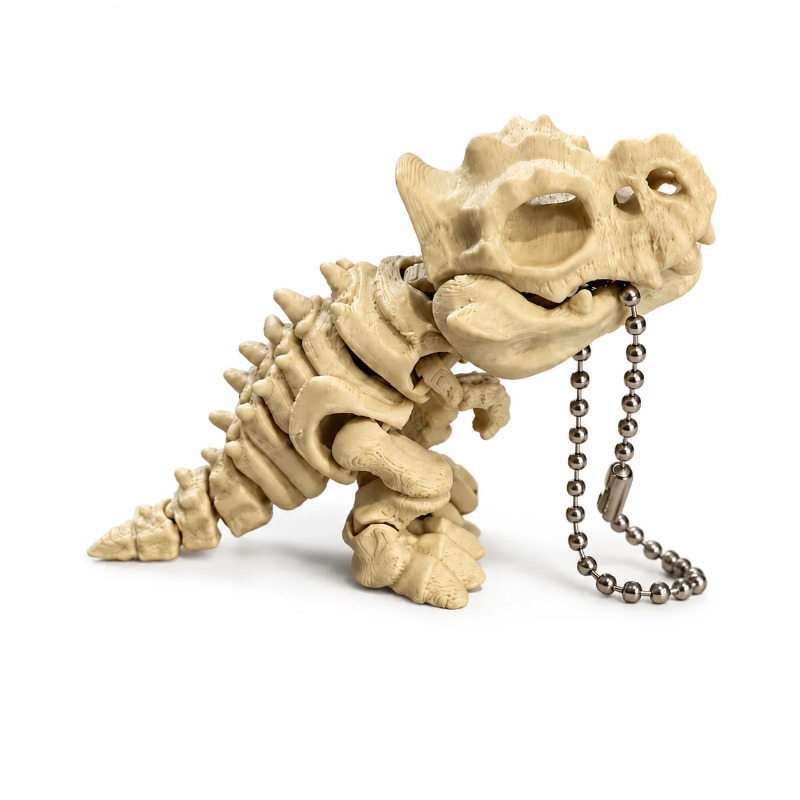 3D Printing Keychain - Nuevo modelo de esqueleto de Tiranosaurio