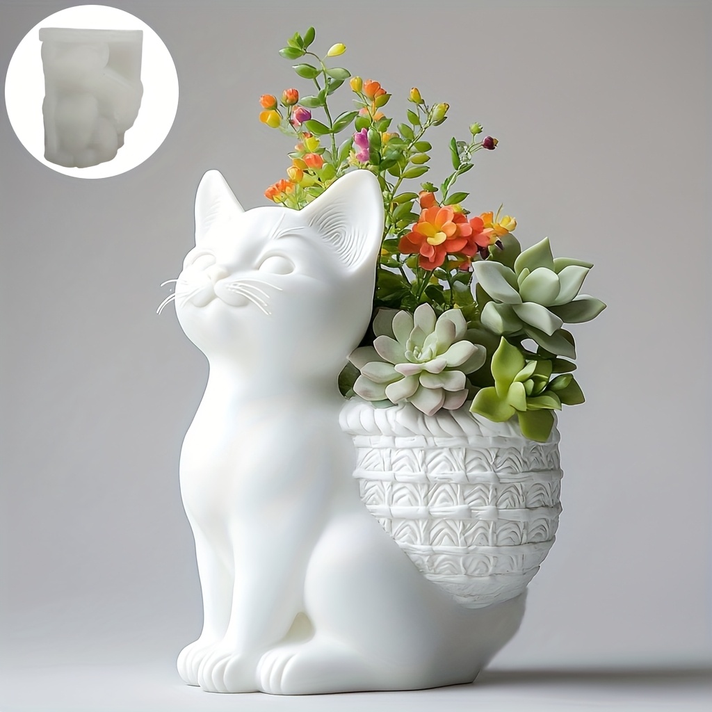 3D Printing Pot - Molde de silicona de resina DIY