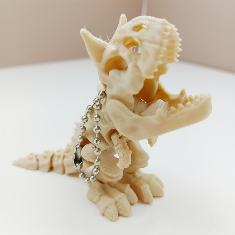 3D Printing Keychain - Modelo de esqueleto de Tiranosaurio Rex