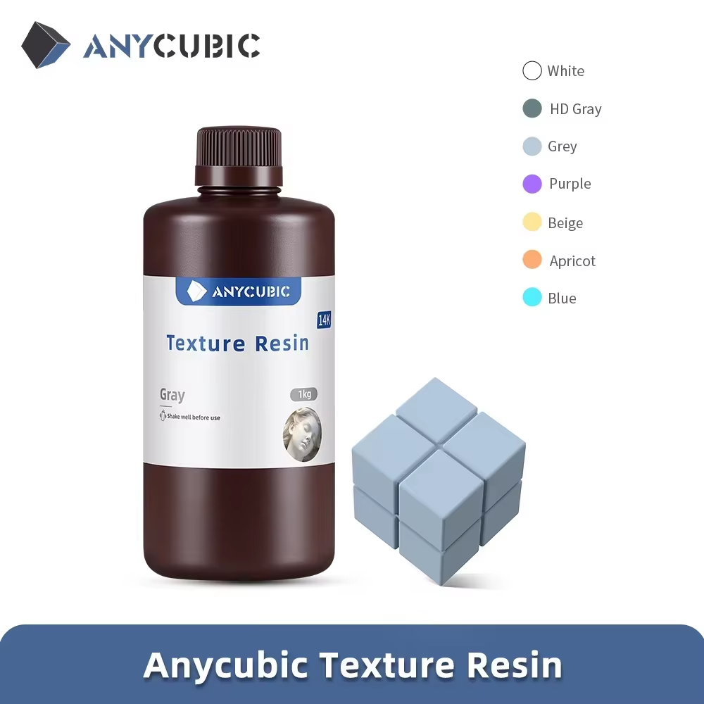 3D Printing Uv Sensitive Resin - Resina de textura ANYCUBIC 14K de