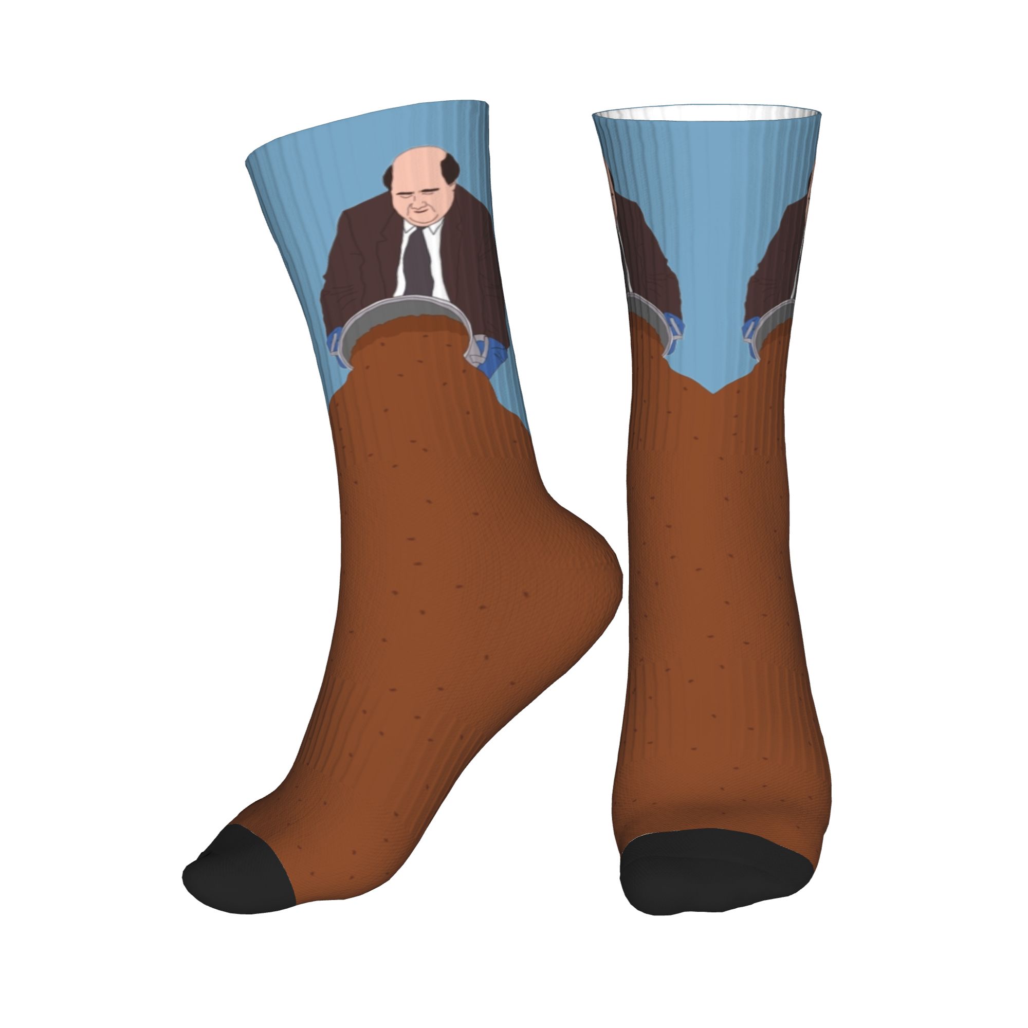 3D Printing Youtube - Calcetines unisex con estampado 3D de