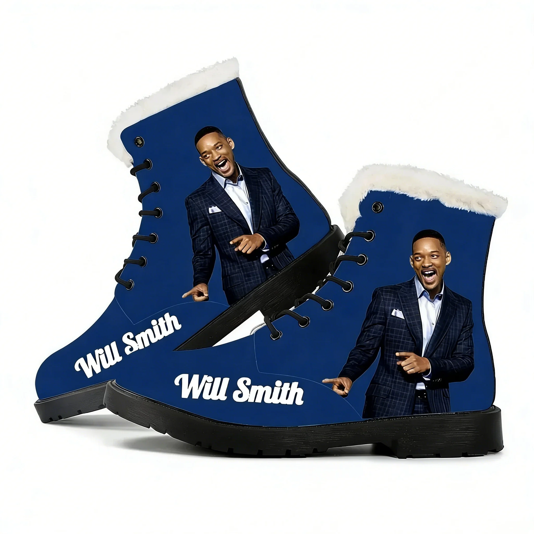 3D Printing Custom - Botas informales Will Smith, rapero americano,