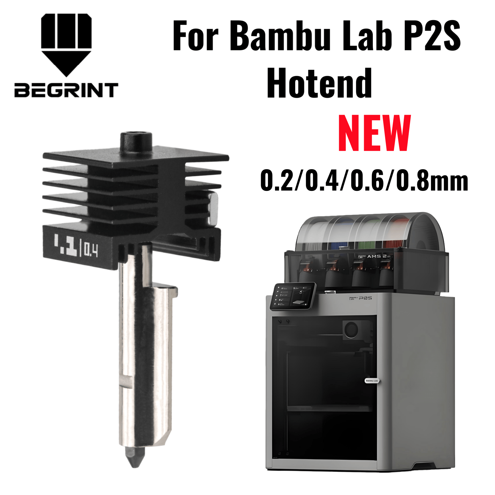 3D Printing Bambu Lab - Para Bambu Lab P2S X2D, Hotend