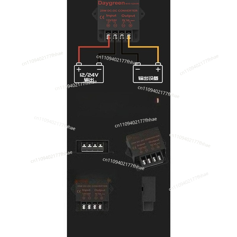Módulo reductor de 24V/12V a 5 - 3D Printer Power Supply reseña y precio