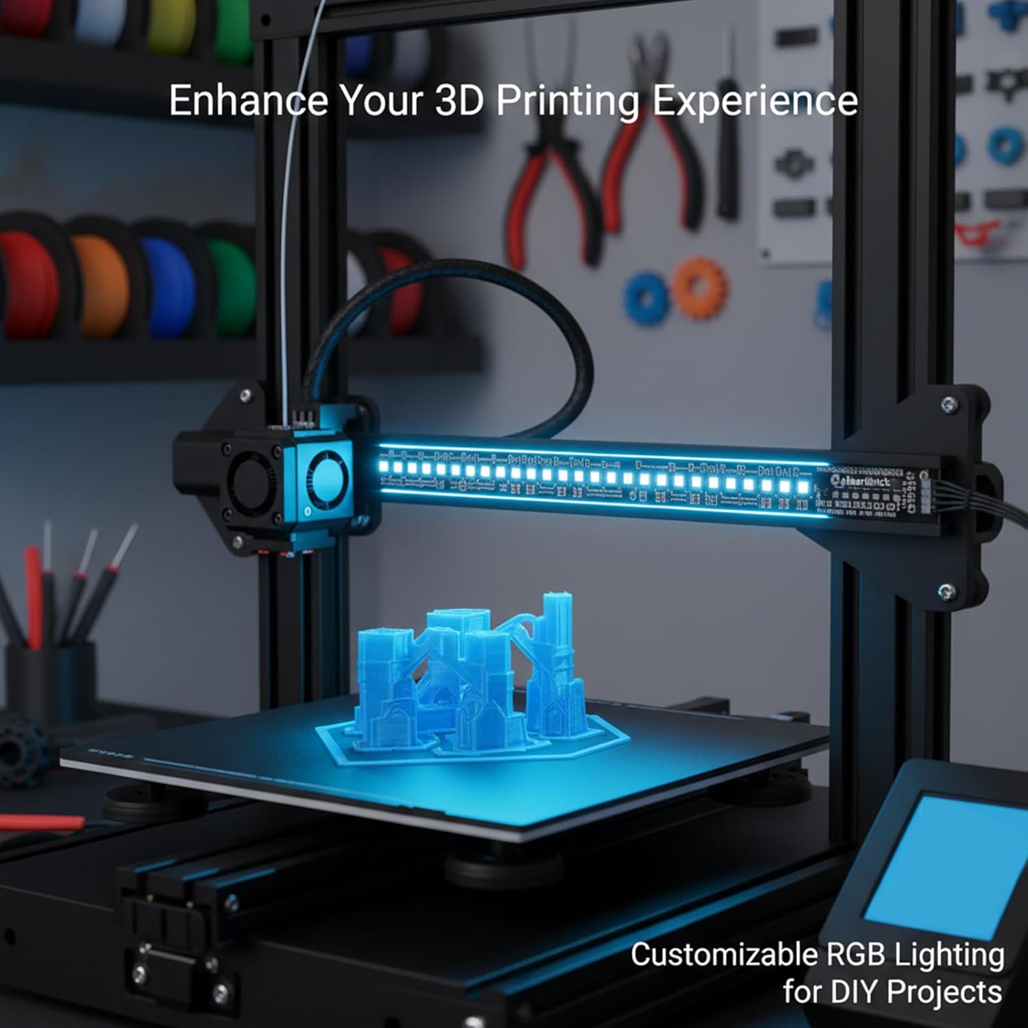 Para Bambulab CyberBrick WS281 - 3D Printing Bambu Lab reseña y precio