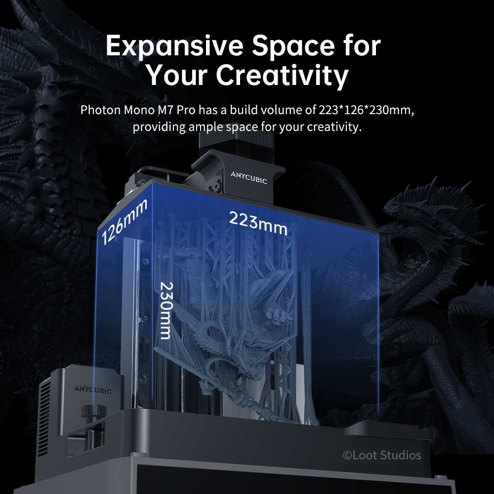 ANYCUBIC Photon Mono M7 Pro Im - 3D Printing Uv Sensitive Resin reseña y precio