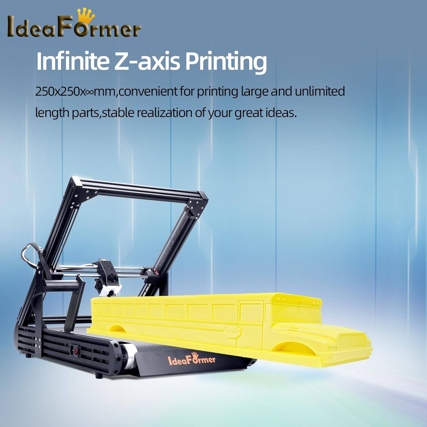 IdeaFormer-Cinta transportador - 3D Printing Z Axis reseña y precio