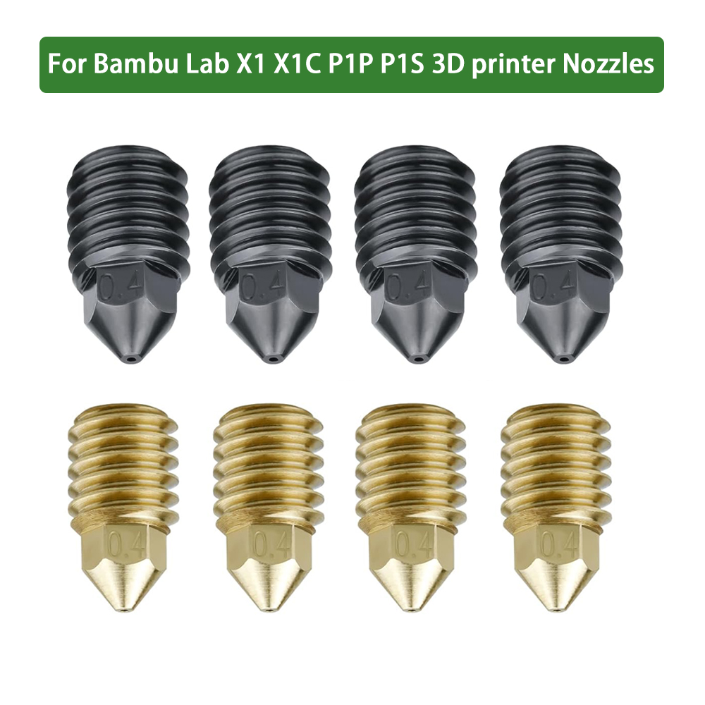 Boquilla de latón de acero end - 3D Printing Bambu Lab reseña y precio