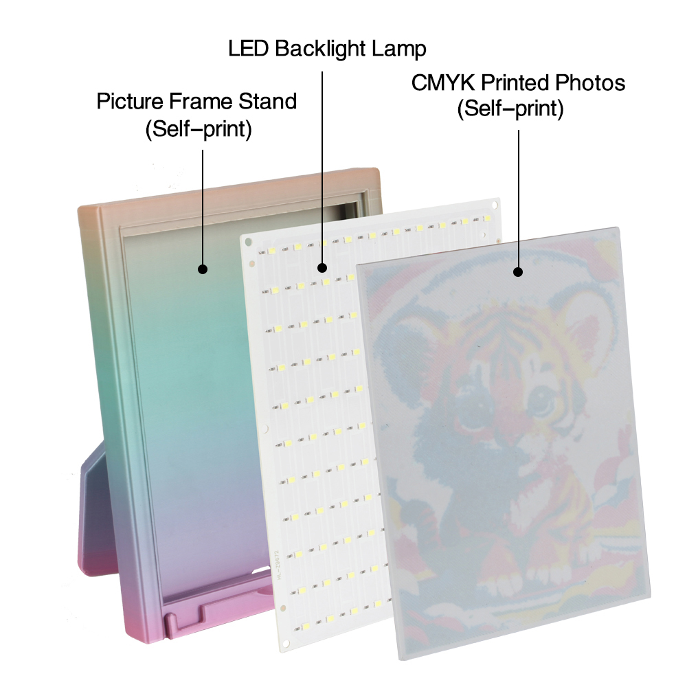 Para Bambu Lab Lithophane Pane - 3D Printing Bambu Lab reseña y precio