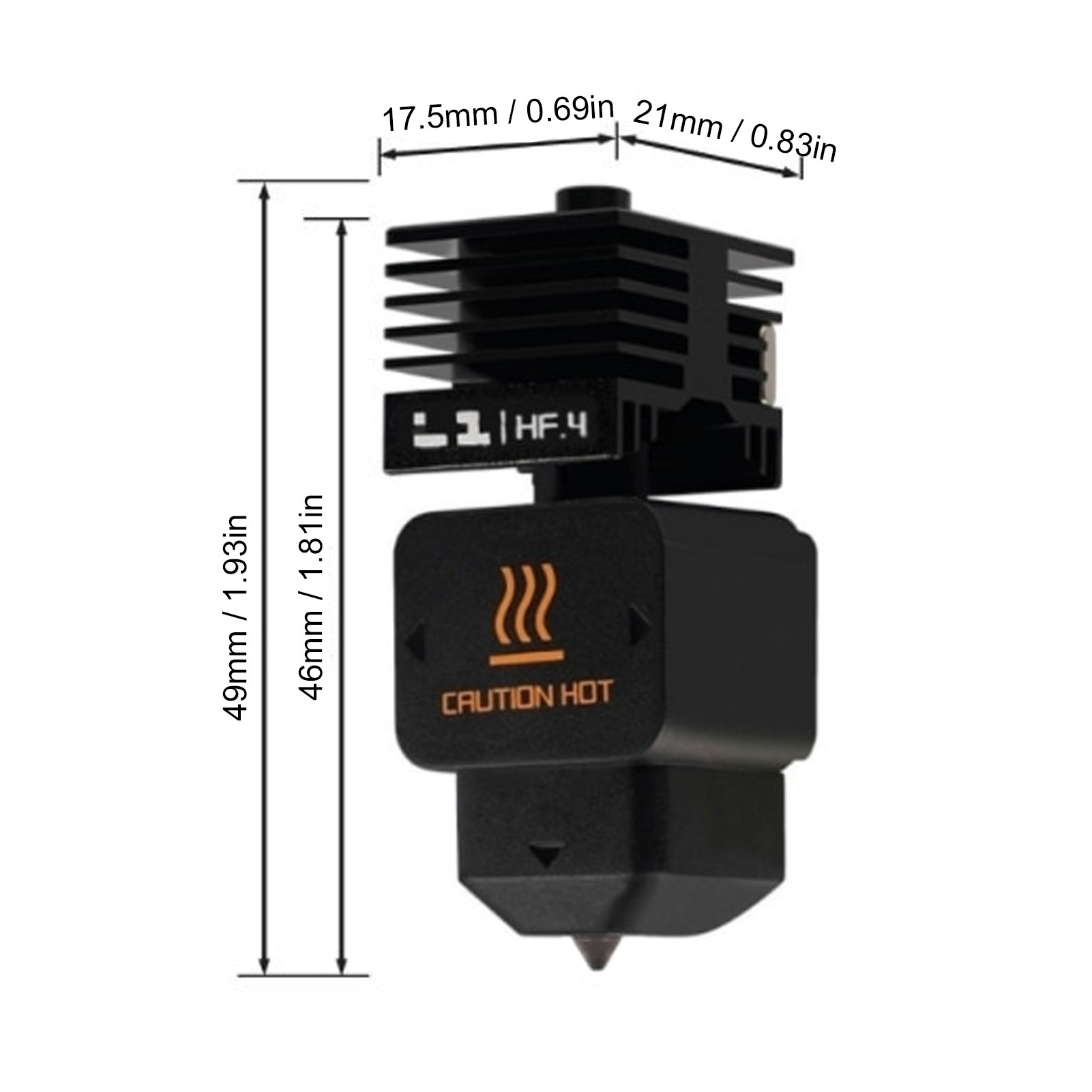 Hotend de Alto Flujo de Repues - 3D Printing Bambu Lab reseña y precio