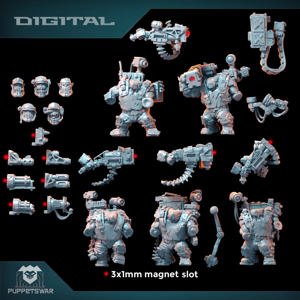 Orc Ultimate Badasses Squad, F - 3D Printing Article reseña y precio