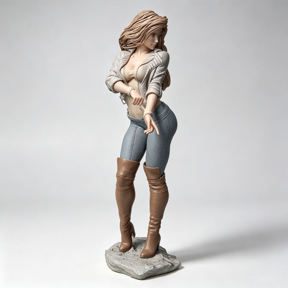 Personaje femenino realista y  - 3D Printing Article reseña y precio