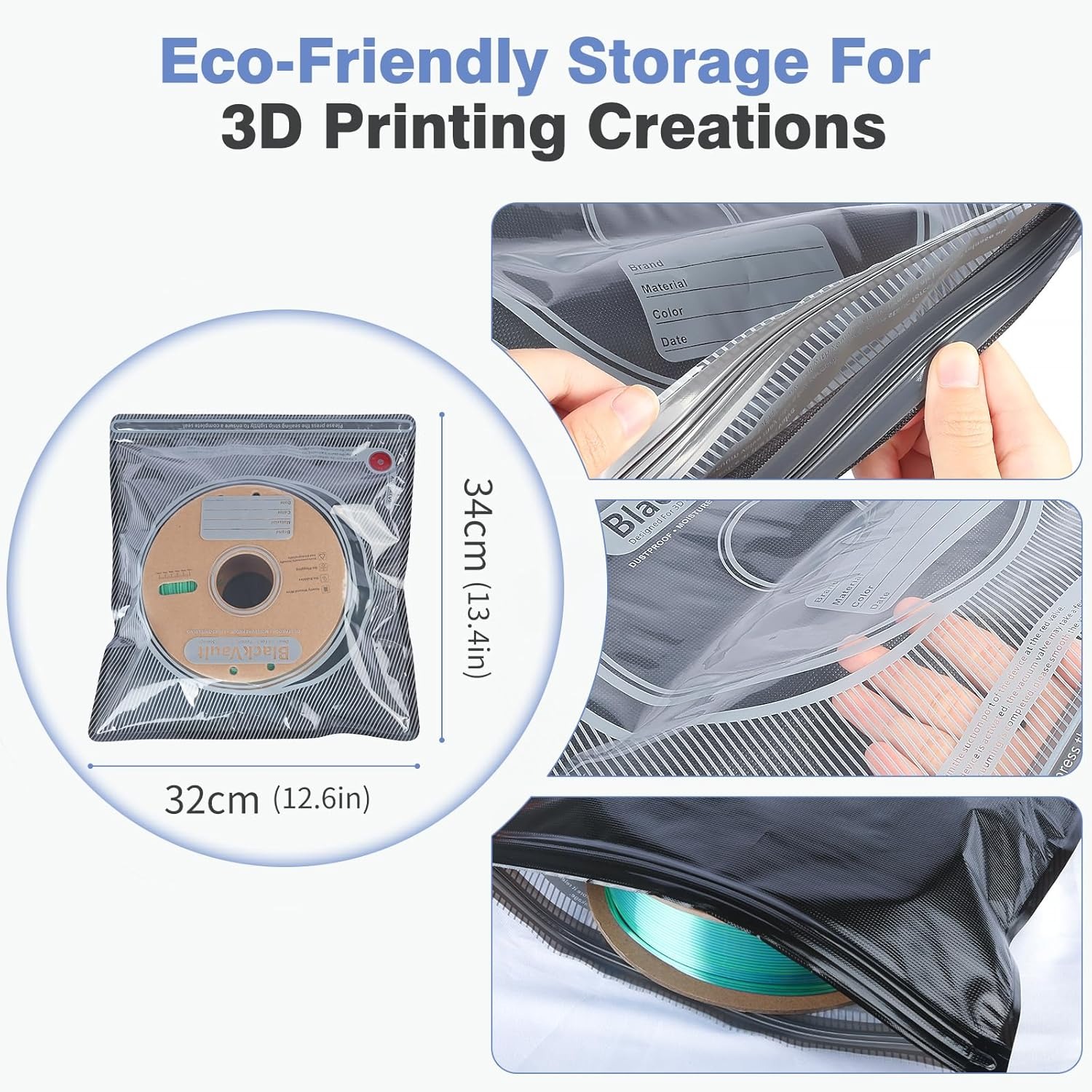 Bolsa para Filamento 3D, Bolsa - Carbon Fiber Filament reseña y precio
