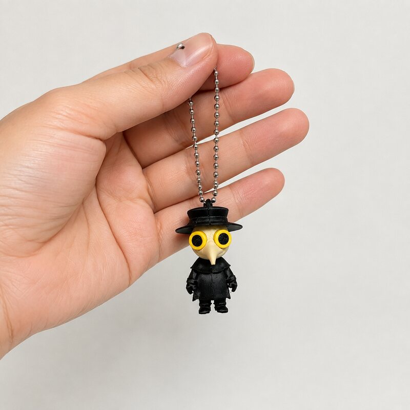 Llavero de Doctor de la Peste  - 3D Printing Keychain reseña y precio
