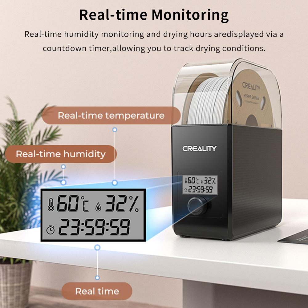 Creality-secador de filamentos - 3D Printing Filament reseña y precio