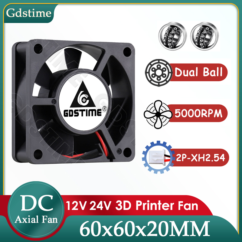 Ventilador Gdstime 6020 de 24V - 3D Printer Power Supply reseña y precio
