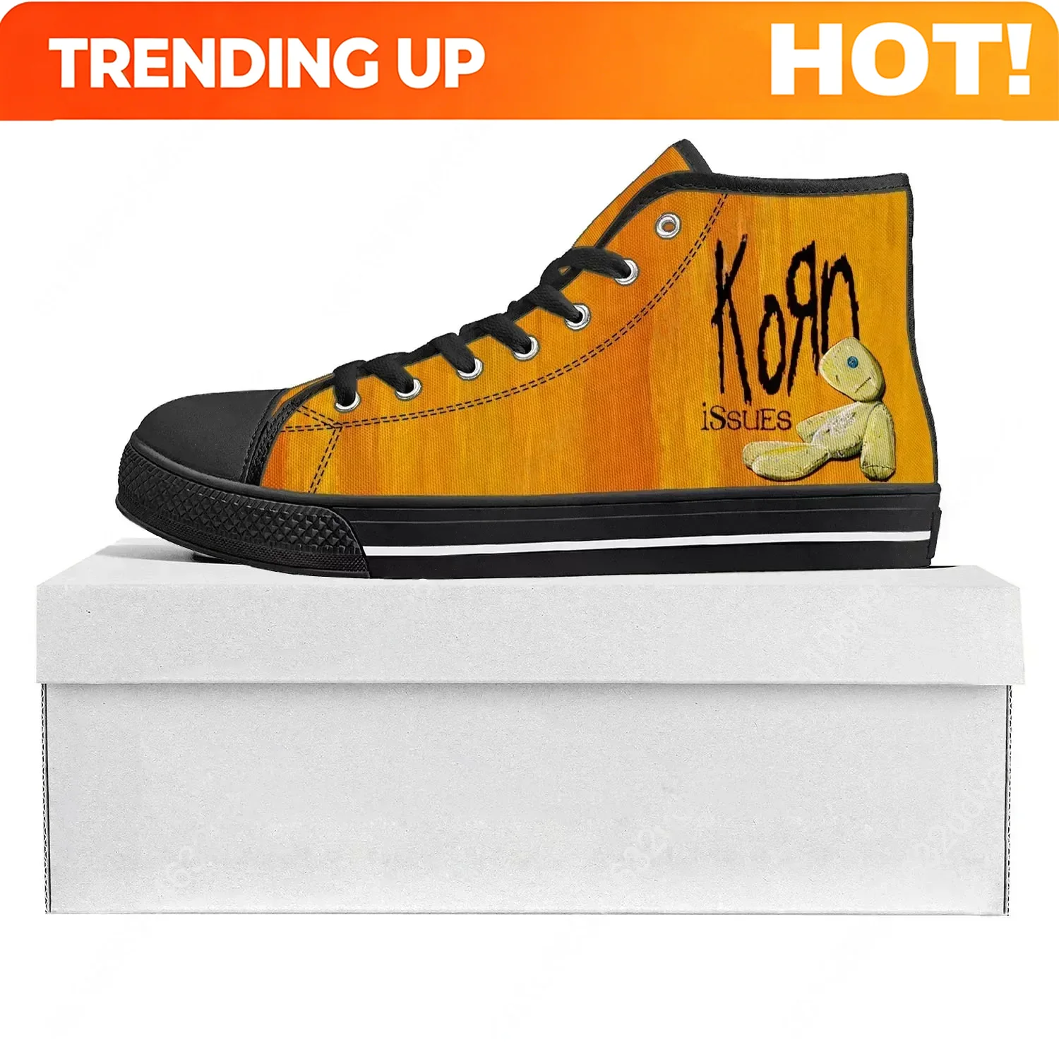 Korn Rock Band High Top Zapati - 3D Printing Custom reseña y precio