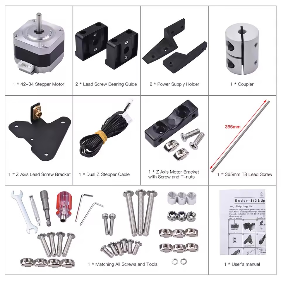 Piezas de impresora 3D para En - 3D Printing Z Axis reseña y precio