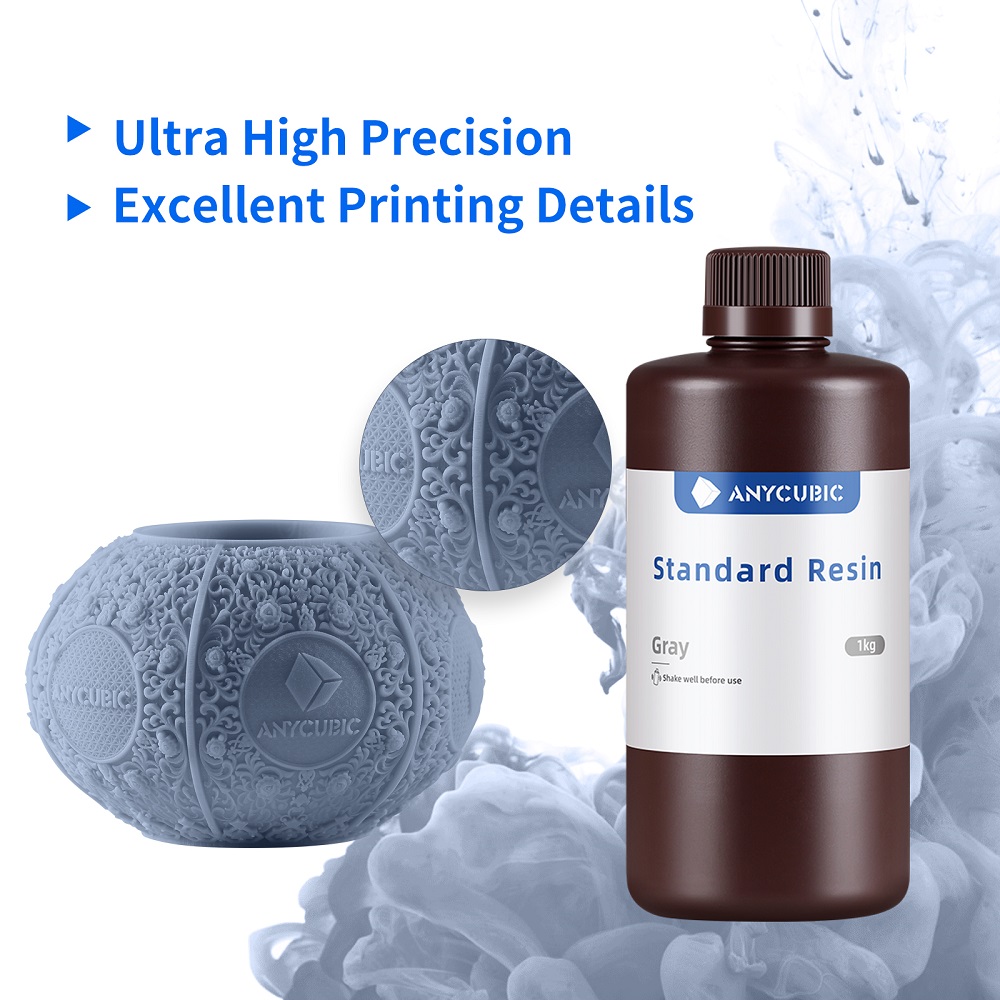Resina UV estándar ANYCUBIC de - 3D Printing Uv Sensitive Resin reseña y precio