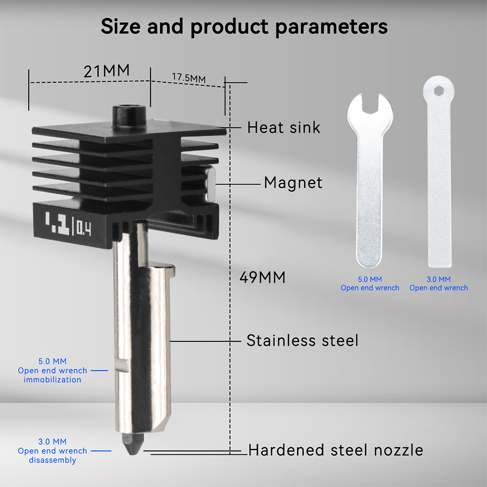 Para Bambu Lab P2S X2D, Hotend - 3D Printing Bambu Lab reseña y precio