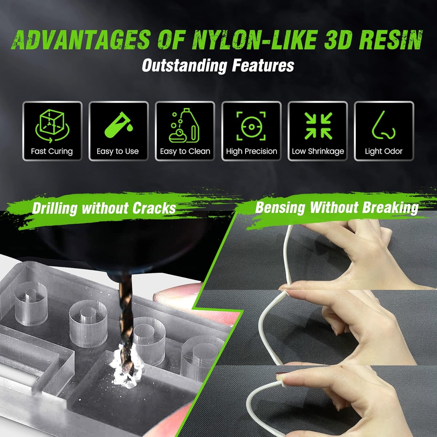 SUNLU 3KG ABS-like/Padrão/resi - 3D Printing Uv Sensitive Resin reseña y precio